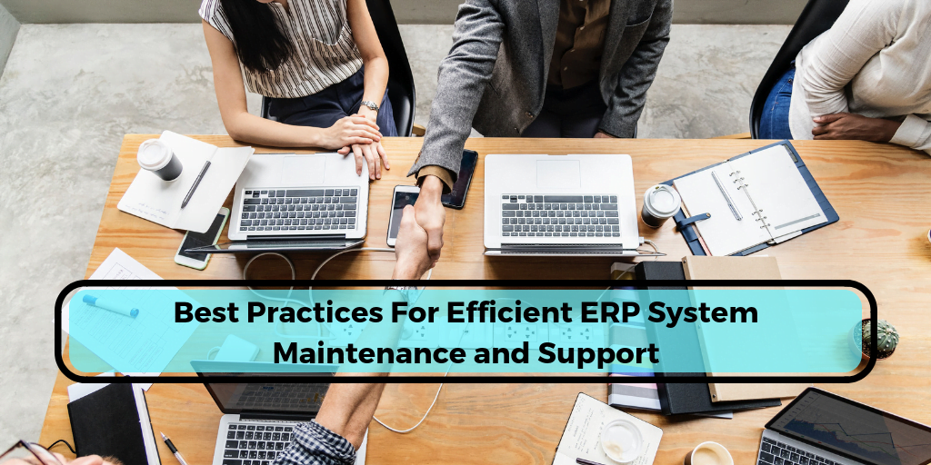 best practices of erp system maintenance and support